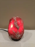 RED Natural small Salt Lamp (6-8 lbs)