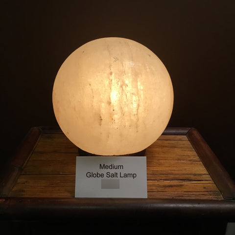 Globe Salt Lamp (medium)
