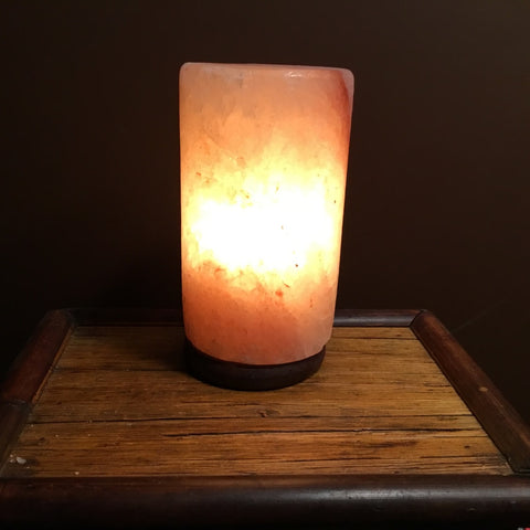 Cylinder - Crafted Himalayan Salt Lamp