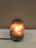 GRAY Natural small Salt Lamp (6-8lbs)