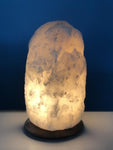 WHITE Natural sm Salt Lamp (6-8lbs)